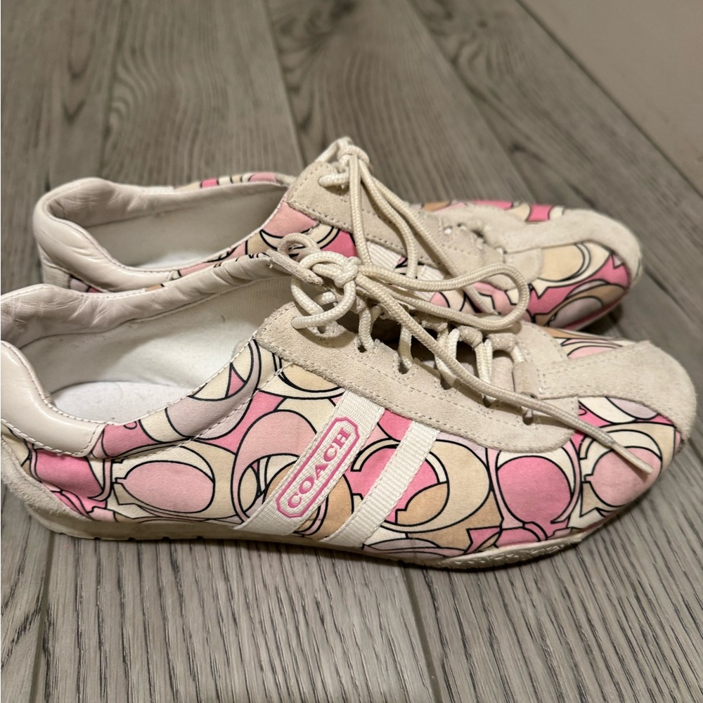 Coach Multicolor Patterned Sneakers